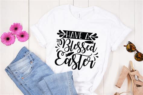 Have A Blessed Easter Svg Design Happy Easter Car Embroidery Design