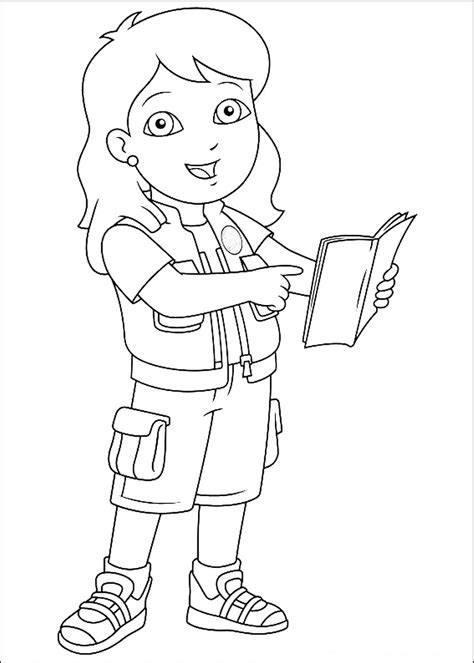 Go Diego Go Coloring Pages