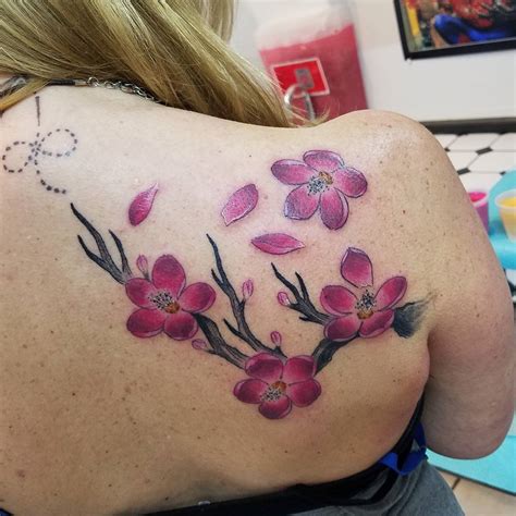 75 Best Japanese Cherry Blossom Tattoo Designs And Meanings 2019