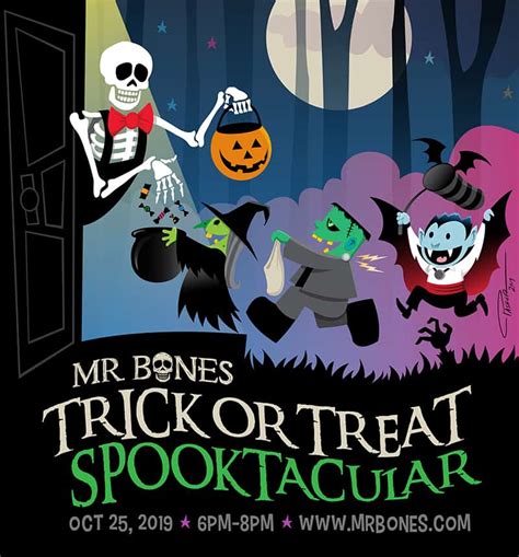 trick or treat spooktacular mr bones pumpkin patch