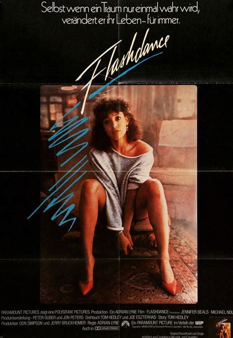 Flashdance 1983 Flashdance Movie Dance Movies 80s Movie Posters