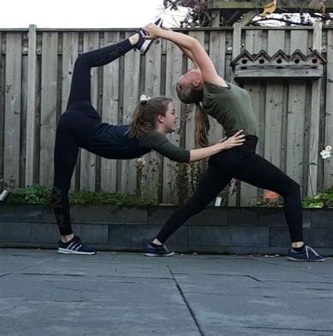 20 Fantastic Ideas Gymnastics Two Person Gymnastics Yoga Poses For Two