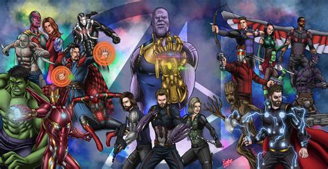 Original drawing original drawing by marat vardanyan size: Avengers Infinity War Fan Art, HD Movies, 4k Wallpapers ...