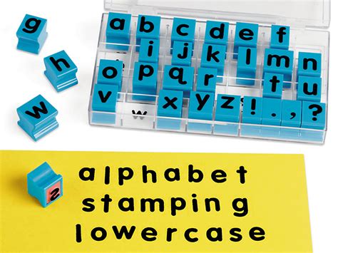 Alphabet Stamps Lowercase At Lakeshore Learning