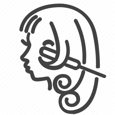 Barber Curly Hair Perm Service Woman Icon Download On Iconfinder