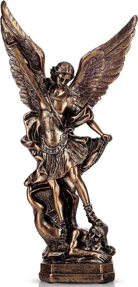 Inch St Michael Statue San Miguel Arcangel Statue Archangel Michael Stat EBay