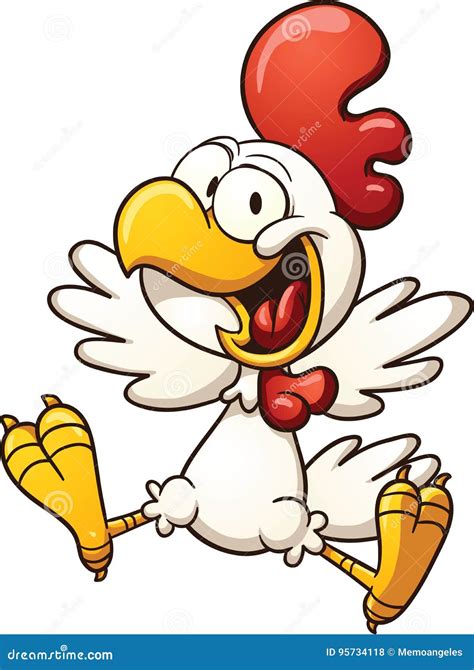 Cartoon Chicken Vector Illustration 97302872