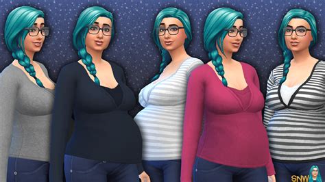 Maternity Basics Tops Sims 4 Clothing Top Maternity Clothes Toddler