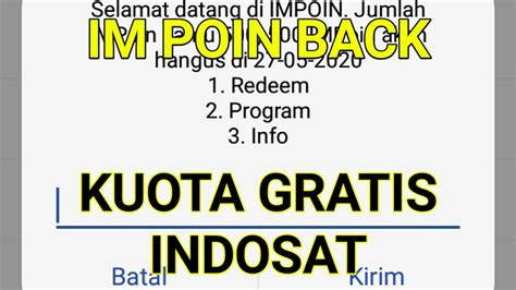 Cara dapat kuota gratis indosat 2021 (pelajar). Cara dapat kuota gratis indosat 2020 impoin kembali - YouTube