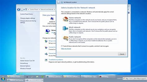 Required Network Settings For Windows 7 Youtube