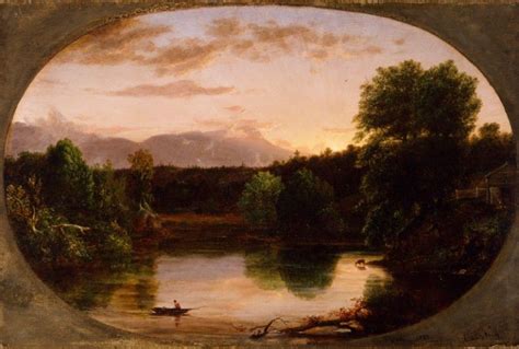 Thomas Cole 1801 1848 Sunset View On The Catskill 1833 Oil On