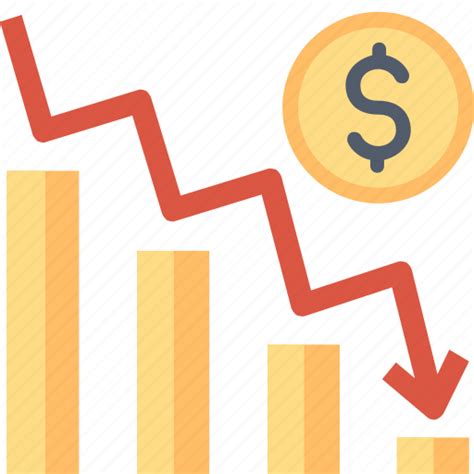 Decrease Business Chart Down Finance Graph Money Icon Download