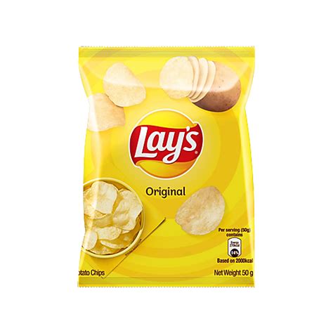 Lays Original Potato Chips 50g Chips Walter Mart