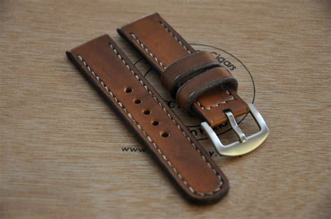 Moreover, natural leather watch straps could be easily cleaned. CentaurStraps - Handmade leather watch straps: Light brown ...