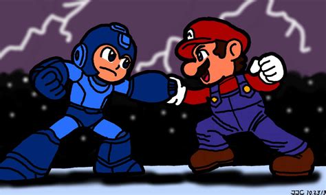 Mega Man Vs Mario By Konan95 On Deviantart