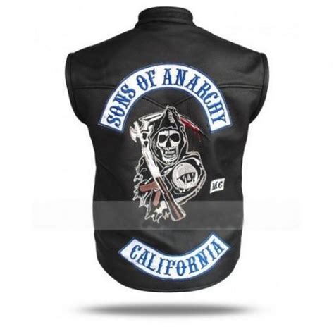 Sons Of Anarchy Reaper Vest Jax Teller Samcro Leather Vest Teller