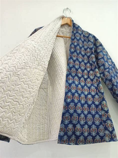 Jacket Cape Quilt Coat Kantha Jacket Kimono Style Jackets For Women