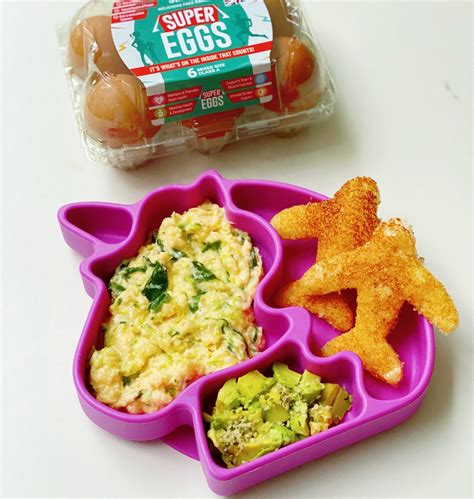 My Little Food Critics Veggie Loaded Super Eggs With Aeroplane Toast