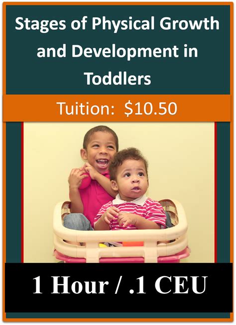 The growth of a child as time passes, as it changes and learns to do new things. Stages of Physical Growth and Development in Toddlers