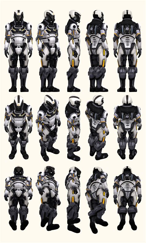 Mass Effect Character Model Sheet Mass Effect Art