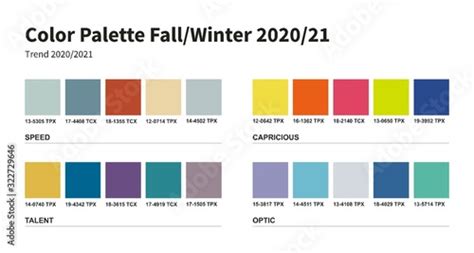 color palette fashion fall winter 2020 2021 an example of a color