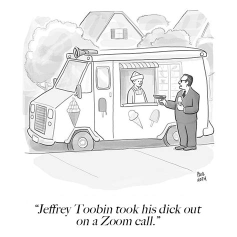 Jeffrey Toobin Dick Slip Scandal Explained In New Yorker Cartoons And Cnn Chyrons