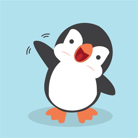 Premium Vector Penguin Clip Art Cute Penguin Clip Art Clipart Library