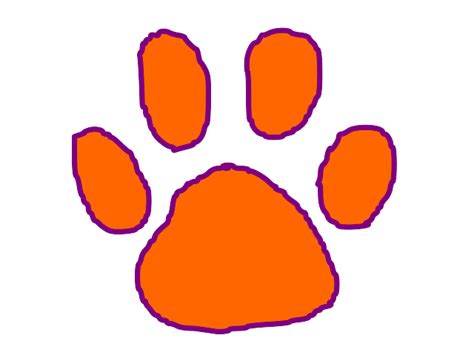 Free Free Clemson Tiger Paw Svg File 28 SVG PNG EPS DXF File