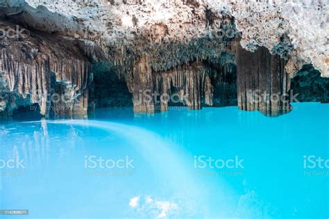 Underground Caves Cenotes Stock Photo Download Image Now Cenote