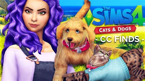 Cats And Dogs Cc Haul Maxis Match Wlinks The Sims 4 Cats And