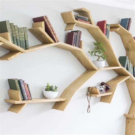 Oak Tree Bookshelf Windswept Oak Tree Bookcase By Bespoak Interiors