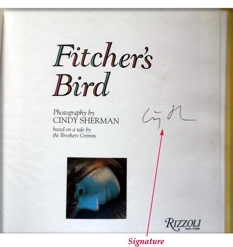 Fitchers Bird Brothers Grimm Signed By Cindy Sherman By Sherman