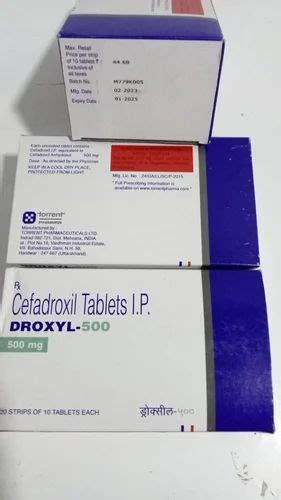 Droxyl 500mg Tablet At Rs 40stripe In Mumbai Id 2851229645097