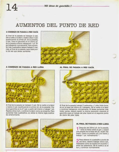 Aprendemos Crochet Punto Red Con Variantes Y Aumentos Todo Crochet