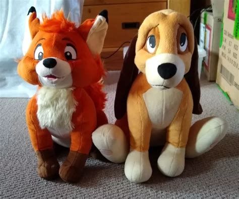 Disney Store Fox And The Hound Tod Copper 14 Medium Plush Soft Toy Set Of 2 £39 99 Picclick Uk