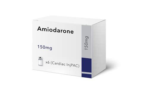Amiodarone 150mg Amps X6 Cardiac Injpac Medicines Medaire Shop Eu