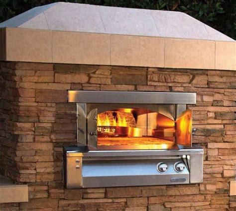 Alfresco 30 Pizza Oven For Built In Installations Stainless Steel