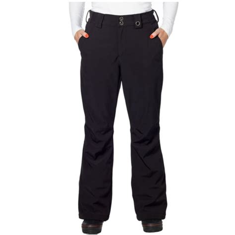 Gerry Womens Snow Tech Fleece Lined Stretch Ski Pant Black Medium