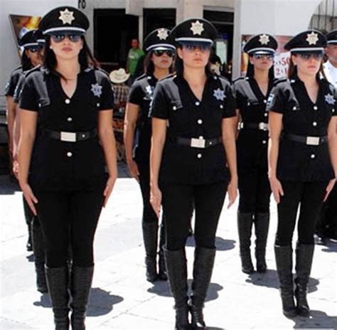 Beautiful Female Police Officers Unit Disbanded Over Sexy Uniforms
