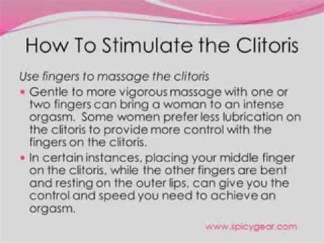 How To Stimulate The Clit Telegraph