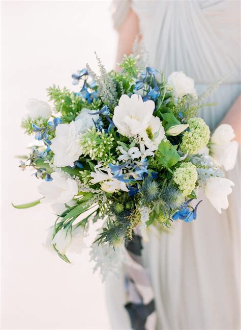 Beautiful Bouquets That Can Double As Your Something Blue Wedding