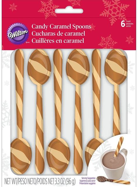 Wilton Candy Spoons Salted Caramel Use As An Edible Drink Stirrer In