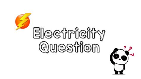 Electricity Question Science Quiz For Grade 1 Youtube