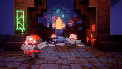La Aventura Minecraft Dungeons Luminous Night Llegará Este Mes Y