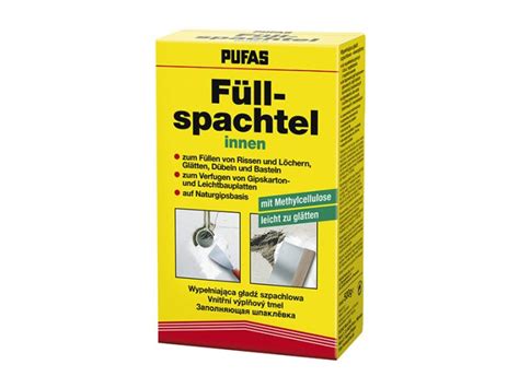 Kostenlose lieferung für viele artikel! Pufas_Füllspachtel_innen - Emalux Farbenfabrik