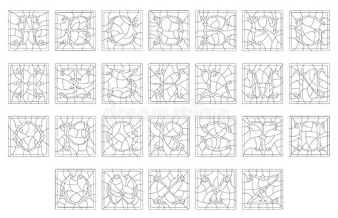 We did not find results for: Contour Set Latin Alphabet In Stained Glass Style, Outline ...
