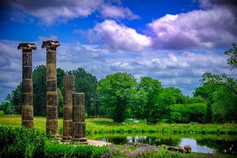 Colorful Beautiful Scenic Picturesque Park In Lincoln Nebraska