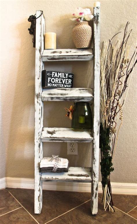20 useful diy ladder shelf ideas good for upcoming project david on blog