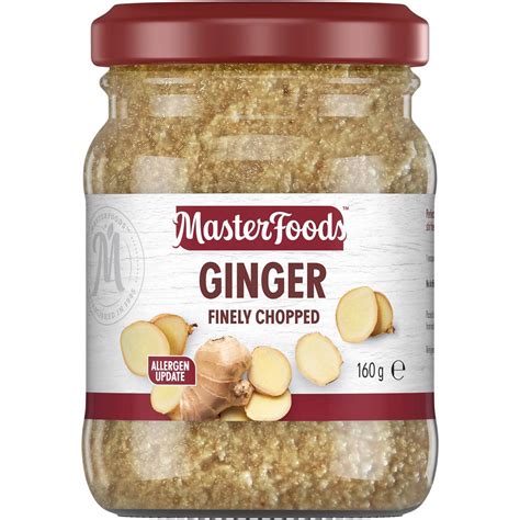 Masterfoods Finely Chopped Ginger 160g Woolworths