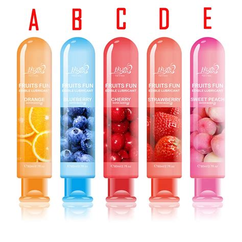 5 Flavours Novel Special Sex Water Soluble Based Oil Lubes Body Masturbating Massage Lubricating